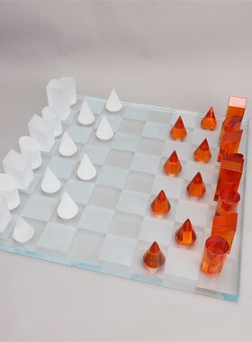 欧式水晶棋盘摆件样板房售楼部卧室书房客厅餐厅桌面玄关饰品