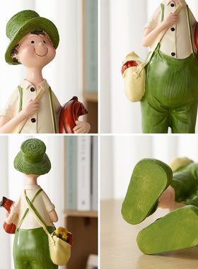 创意情侣摆件卡通可爱家居客厅桌面电视柜卧室装饰送闺蜜生日礼物