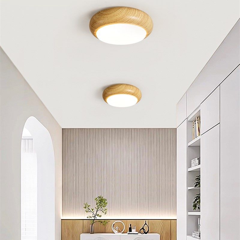 走廊过道灯简约现代中古奶油风新中式衣帽间阳台玄关护眼小吸顶灯,淘宝优惠券,粉丝福利购,淘宝优惠卷