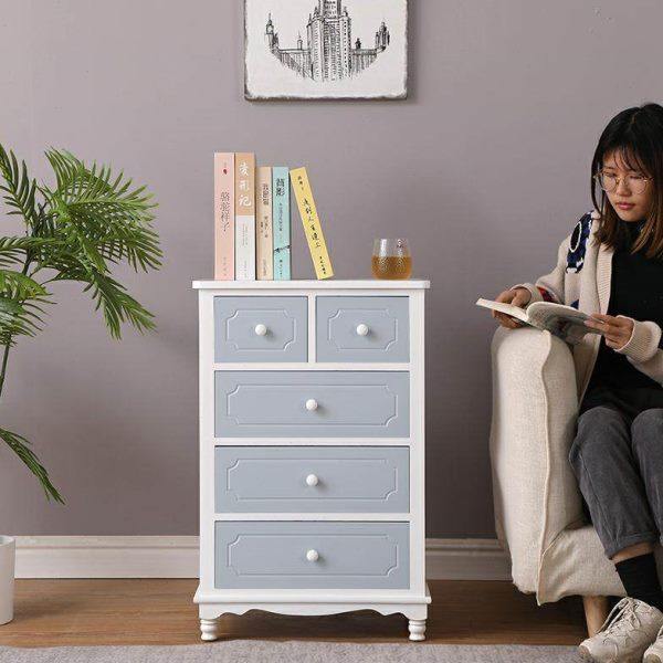 实木五斗柜北欧卧室收纳储物柜子简约现代抽屉式带门客厅斗柜轻奢,淘宝优惠券,粉丝福利购,淘宝优惠卷