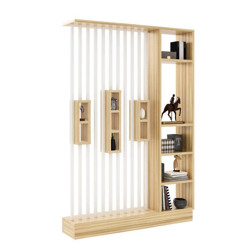 入户玄关屏风隔断客厅现代简约家用新中式小户型客厅靠墙置物架 - 图3