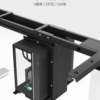 Heavy-duty computer host rack lift table chassis rack suspension support F99H75M5 empty hole suspension bracket