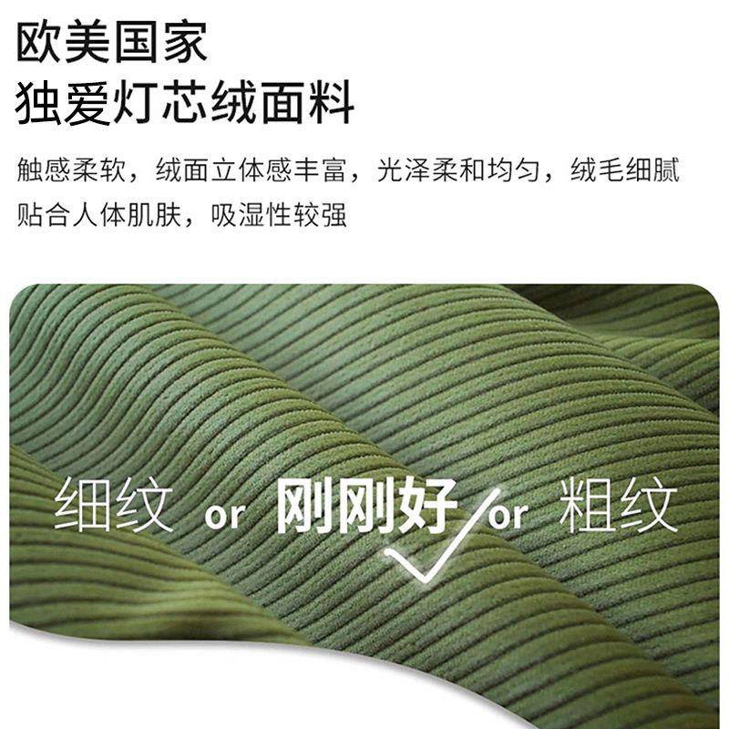 Compressed fabric sofa corduroy small apartment full sponge sofa tofu block straight row sofa