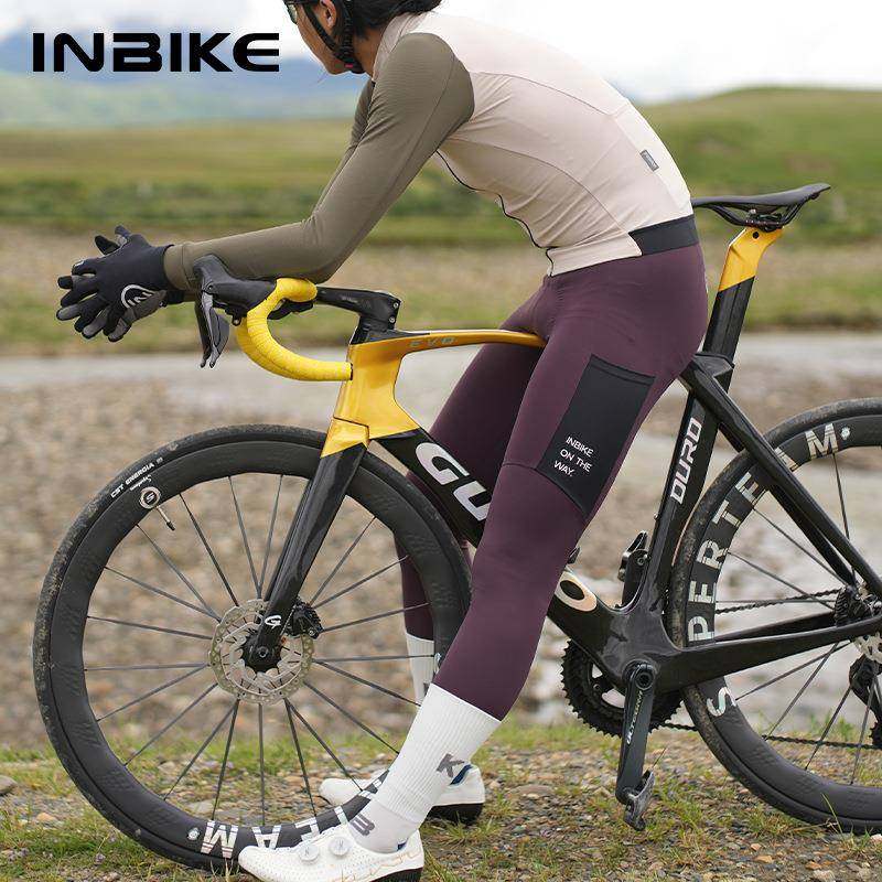 INBIKE秋冬抓绒保暖舒适高腰骑行背带长裤男山地公路自行车铭浩,淘宝优惠券,粉丝福利购,淘宝优惠卷