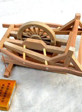 微型仿真老农具摆件模型仿古代农用农村独轮车老式手推木制小推车