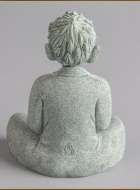 青砂石禅心悟空创意国潮居家办公装饰大圣美猴王桌面摆件朋友送礼