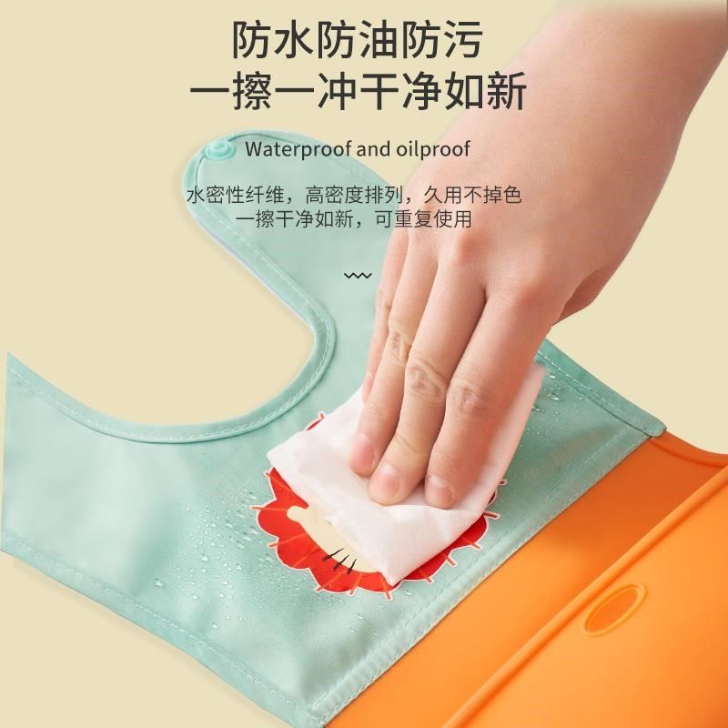 宝宝围兜饭兜防水婴儿吃饭围嘴食饭兜硅胶超软儿童小孩口水巾神器,淘宝优惠券,粉丝福利购,淘宝优惠卷