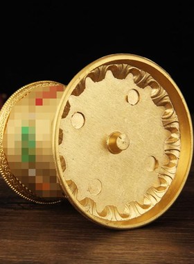 车载合金小号指捻金色青铜色合金汽车摆件车内装饰居家摆件