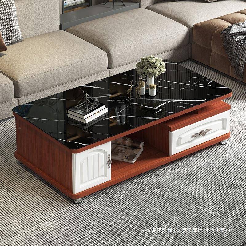 几小户型简客约代茶几茶电视柜组合套装现茶台玻璃茶299几桌子厅 - 图2