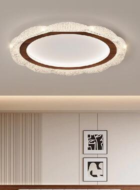 全光谱奶油风中古风主卧室灯具法式复古水晶房间灯书房卧室吸顶灯