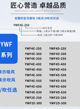 YWF外转子轴流风机300/350/400/450/500/600/冷库风机风扇