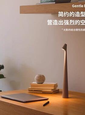 跨境高富帅台灯充电触摸酒吧餐厅客厅卧室装饰台灯LED氛围小夜灯