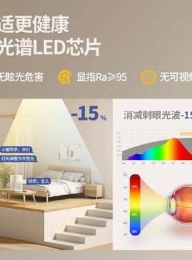 繁星吸顶灯主卧室书房全光谱护眼灯现代意式极简主卧房间灯