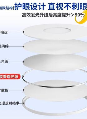 普瑞全光谱护眼灯高亮led客厅吸顶灯简约防蓝光卧室书房中山灯具