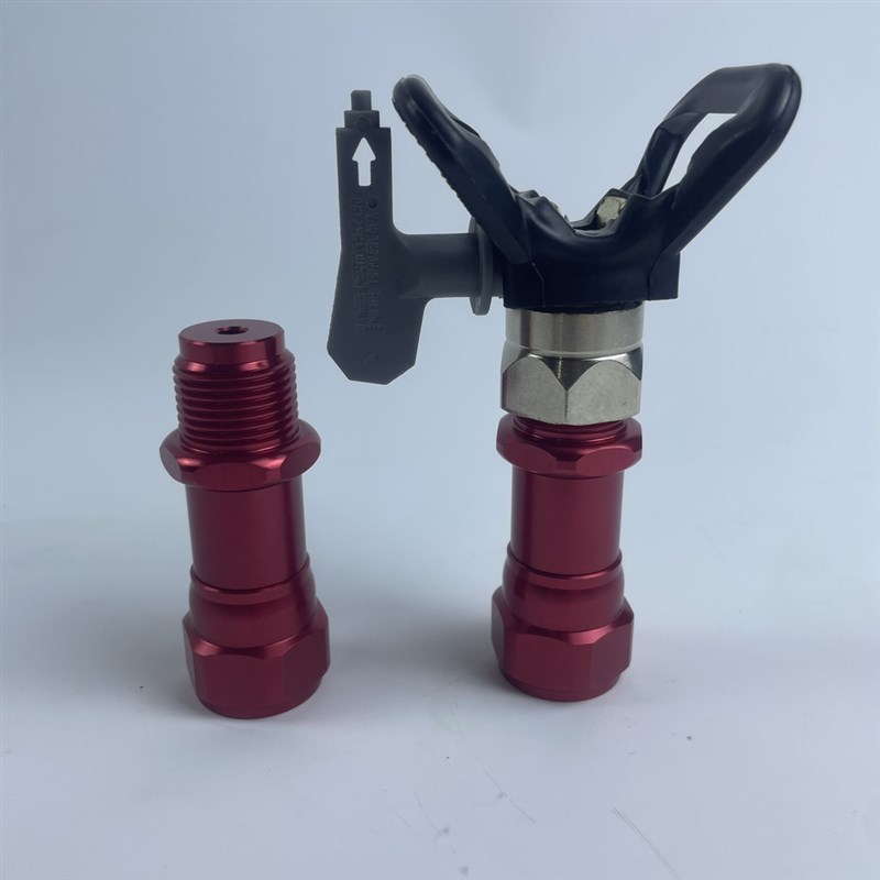 喷涂机防尿枪万向头节流阀无滴漏防尿枪加长杆万S向接头鸭座接不 - 图2