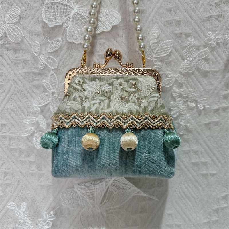 珍珠流苏d花边球球零钱包小废包手机包,淘宝优惠券,粉丝福利购,淘宝优惠卷