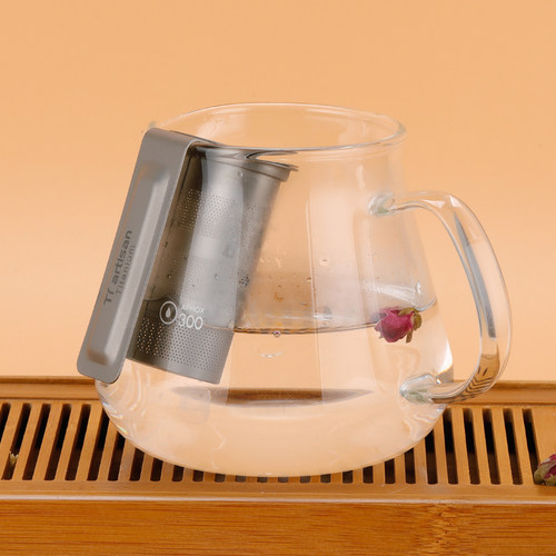 钛工匠户外纯钛茶滤网便携分体悬挂式泡茶器茶壶配件内置茶杯茶漏 - 图1