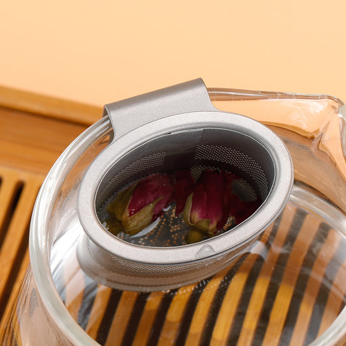 钛工匠户外纯钛茶滤网便携分体悬挂式泡茶器茶壶配件内置茶杯茶漏 - 图0