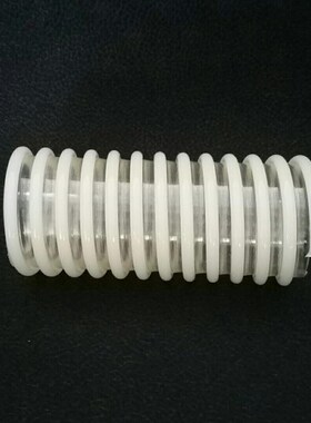 0.6吸尘管通风管白色塑筋聚氨酯pu耐磨吸沙管波纹管螺纹软管
