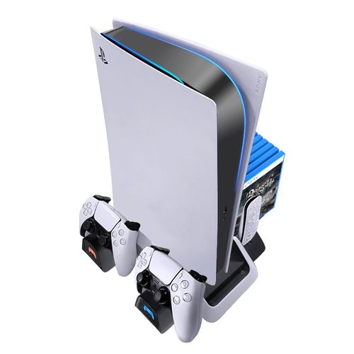 SKYPHER PS5主机散热底座兼容光驱版风扇支架手柄充电器座充配件 - 图3