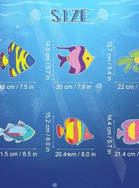 幼儿园教室海洋风主题环创布置吊饰游乐场室内大厅水母蜂窝球挂件