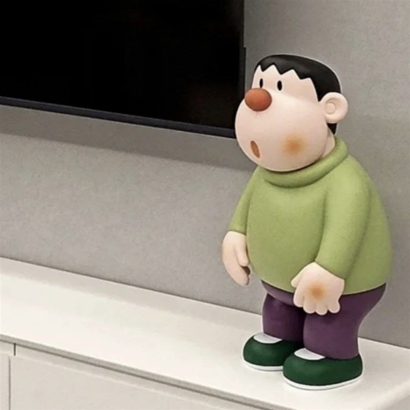 胖虎歪头落地大摆件存钱罐客厅电视柜G沙发旁边现代桌面装饰品轻,淘宝优惠券,粉丝福利购,淘宝优惠卷