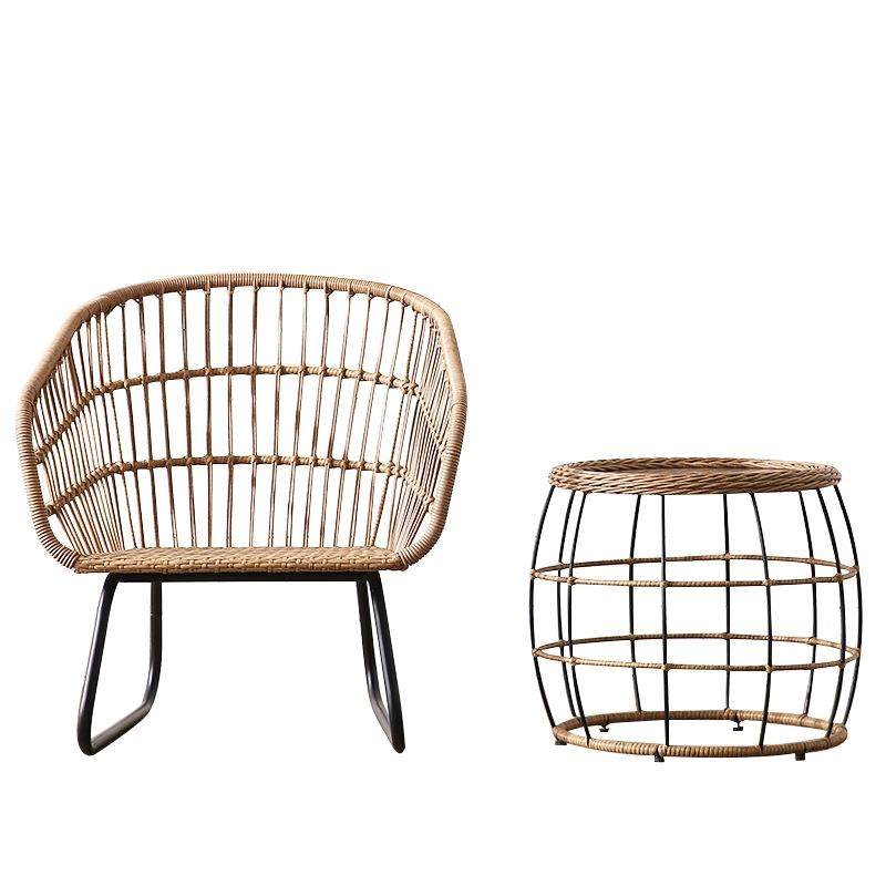 户外藤编沙发室外酒店休闲阳台沙发椅单人藤沙发露天藤椅庭院家具,淘宝优惠券,粉丝福利购,淘宝优惠卷