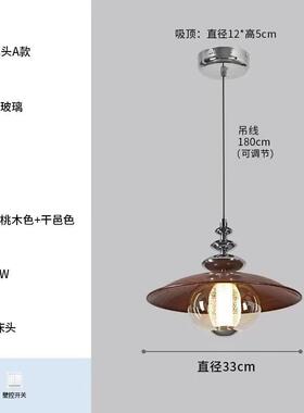 法式复古过道吸顶灯中古风厨卫灯奶油入户玄关飘窗设计师艺术灯