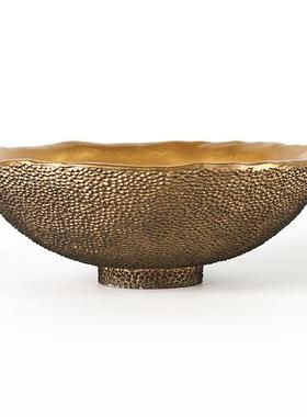 创意荔枝纹水果盘摆件餐桌客厅茶几艺术收纳托盘样板房间软装饰品