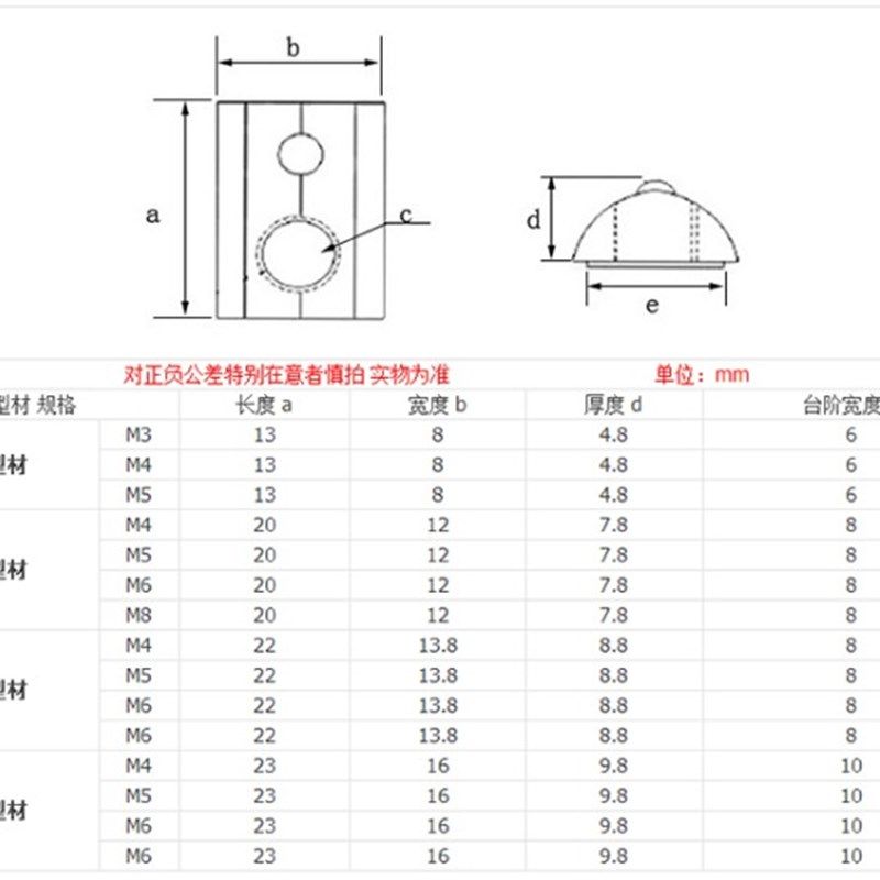 link cnc 欧标弹性螺母块钢珠铝型材 欧标20 30 40 45螺母 M3-M8,淘宝优惠券,粉丝福利购,淘宝优惠卷