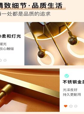 奶油风入户玄关装饰m画led发光灯画走廊过道尽头立体挂画绿植壁画