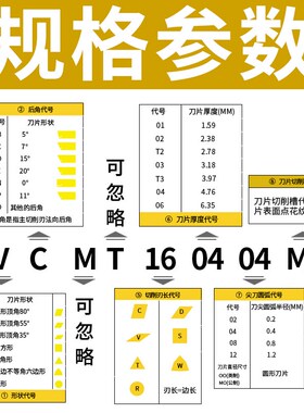 数控菱形车刀片vcmt160404车床外圆精车刀粒不锈钢刀头vbmt110304