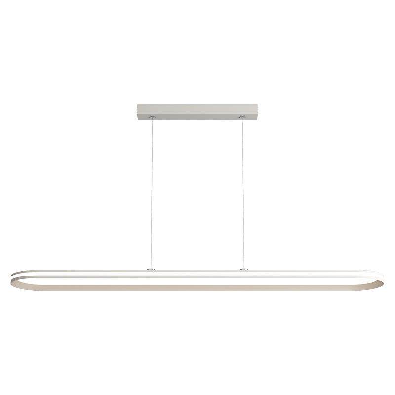 餐厅吊灯简约现代一字长条灯全光谱护眼吧台餐吊灯智能办公照明灯,淘宝优惠券,粉丝福利购,淘宝优惠卷