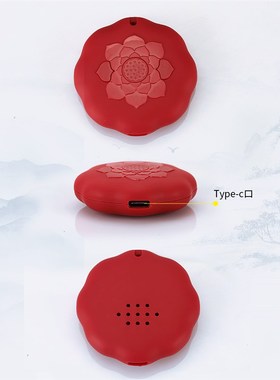 莲花隐藏式按键挂坠吊坠r藏式充电插电男女随身放携带多种色内置