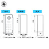 Sensor door wireless attendance fingerprint access control machine set automatic door fingerprint password card swipe all-in-one access control system