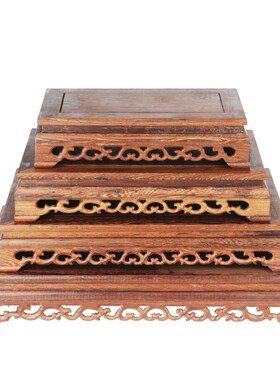 厂家生产 红木鸡翅木底座 木质长方形客厅 木质底座加工定制