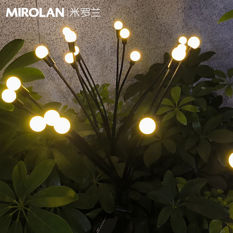 太阳能户外灯萤火虫灯花园灯草坪灯庭院氛围灯S植物灯防水地插灯 - 图3