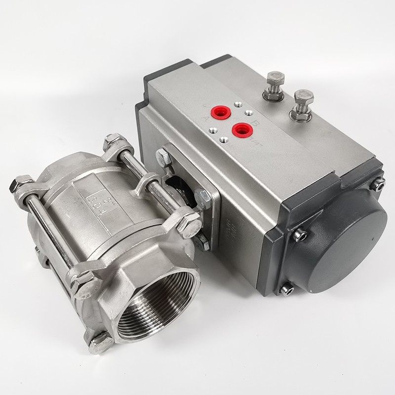 气动丝扣球阀Q611F-16不锈钢304三片式螺纹口dn25 32 40 50 60 80,淘宝优惠券,粉丝福利购,淘宝优惠卷