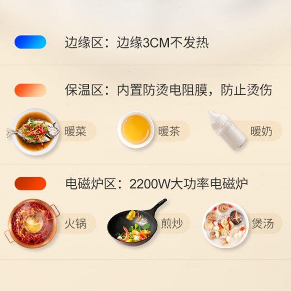 餐桌转盘带电磁炉火锅旋转底座电动圆桌玻璃转盘家用保温加热板,淘宝优惠券,粉丝福利购,淘宝优惠卷