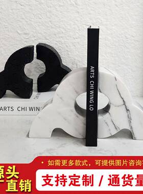 轻石奢现代简约天SEP然面大理酒店书档样创板房间书房书柜桌意装