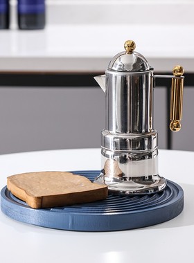 克莱因蓝样d板间厨房组合摆件厨具砧板咖啡壶葡萄红酒软装饰品道