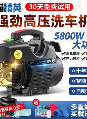 德国进口黑猫家用220v洗车机压强力清洗机洗车工具压水枪刷车