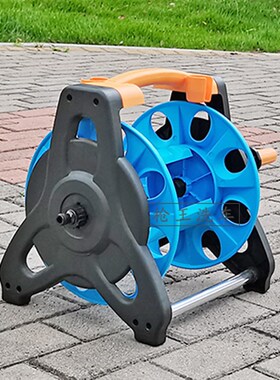 水管收纳架园林水管盘管卷管器工具洗车水管收管缠绕架子水管车架