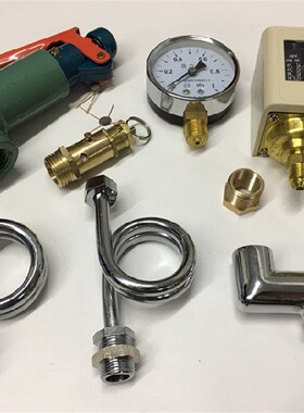 江心锅炉压力控制器弯管接头压力表佳田6KW发生器控制阀门安全阀
