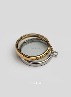 1.5cm2cm3.5cm4cm嘎乌盒空盒小唐卡外壳盒子透明U双面西藏饰品直