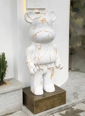 熊底座摆件落地i装饰品增高台展示台圆形长方形树脂橱窗旋转地台