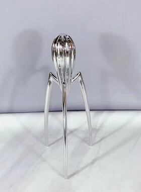 现代简约银色章鱼外星人榨汁器摆件样板房餐厅厨房客厅软装饰品