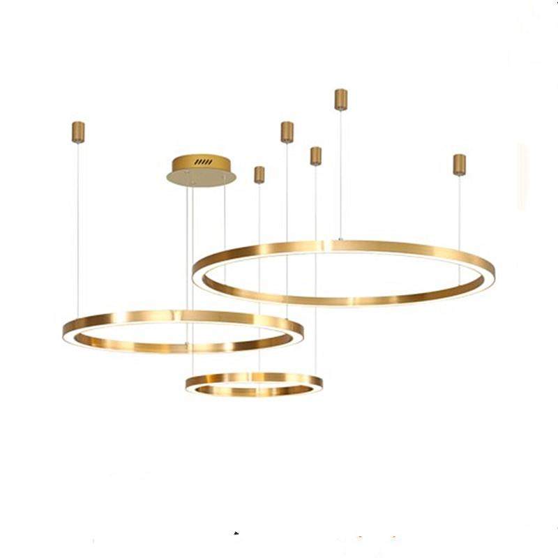 2024年新款圆形led创意北欧大气客厅简约鱼线型铝材办公室吊线灯,淘宝优惠券,粉丝福利购,淘宝优惠卷