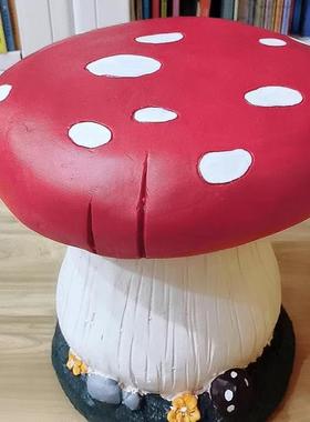 菇户花外园庭院树脂装饰YEE摆件仿真蘑子家凳居别墅阳台庭院装饰