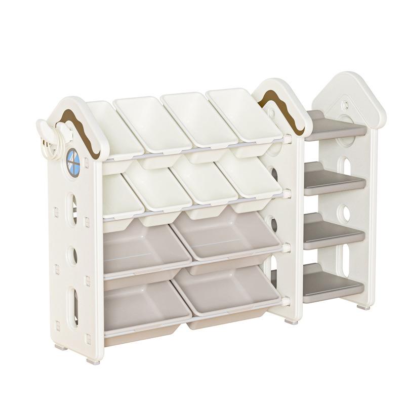 英禾归收纳架儿童收纳架家用地落置物架厅纳婴儿储TVW物箱整客理 - 图3
